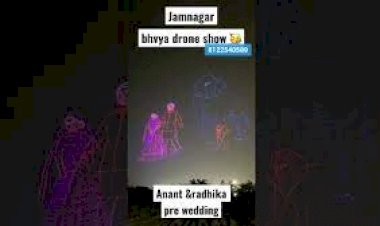 LED Drone Show Ambani Family Wedding Event 8122540589 Mumbai Bangalore Hyderabad Gujarat Goa India