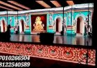 LED Screen Video Wall Wedding Marriage Reception Event Stage Decoration India +91 81225 40589 (WA)