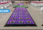 3D LED Glass Floor Pathway stage Decoration +91 81225 40589 | Chennai | Andhra Pradesh | Goa | India