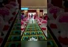 Balloon blast entry concept 81225 40589 | LED  Glass Floor Wedding Reception Decoration Andhra | Goa