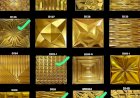 Gold 3D panel wall 8122540589 India New concept wall design Backdrop interior Decor