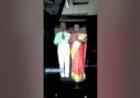 Holographic virtual reality parents couple welcome invitation 8122540589 Andhra Coimbatore Kerala