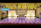Flower glass floor 8122540589 Grand Wedding reception Decoration Chennai Bangalore Vijayawada India
