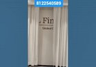 Remote Curtain screen open New Name Board inauguration Showroom Store office building product launch