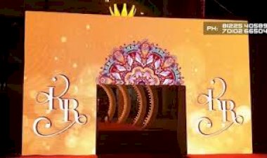 3D LED Screen video Wall Arch Gate Entry Wedding Marriage Reception Event Decoration 91 81225 40589