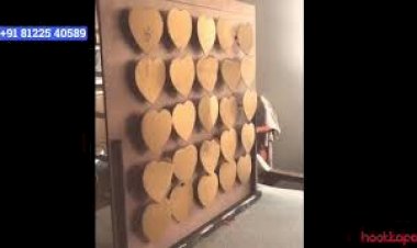 Love Heart Interactive Wall Wedding Decoration +91 81225 40589 New Concept Kinetic Wall India