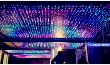 Interactive Ceiling LED Light Decor Hotel | Restaurant BAR Pub Club +91 81225 40589 Event