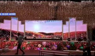 Digital #LED #Wedding Stage Decoration +91 81225 40589 Chennai | Hyderabad | Andhra | Goa