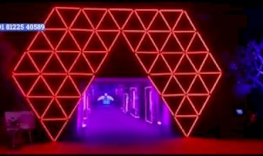 3D MI Bar LED Arch Entry Tunnel Decoration +91 81225 40589 Chennai | Andhra | Bangalore | Goa