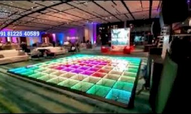 3D LED Glass Floor 81225 40589 | Wedding Marriage Reception Dance Floor Chennai | Andhra pradesh