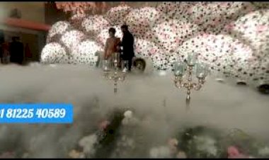 Fog Stage Entry Wedding Reception Decoration 91 81225 40589 Chennai | Pondicherry | Villupuram