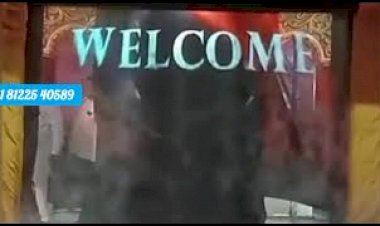 Fog screen Entry | Smoke Entry | Air Display | Wedding Reception Nellore | Andhra | Vijayawada | Sullurepeta | Goa | India