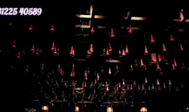 Kinetic light | Ceiling Light up & Down 8122540589 | BAR PUB Hotel Interior Decor New Design India