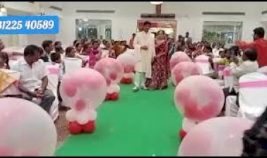 Balloon Blast Entry 81225 40589 Wedding Reception Decoration India | New Concept | Goa | Andhra