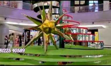 Turn Table corporate Event 81225 40589 | Shopping Mall Decor Art Installation Mumbai | Pune