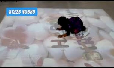 3D Floor Birthday party Event Decoration India 81225 40589 | Interactive floor | Interactive Wall
