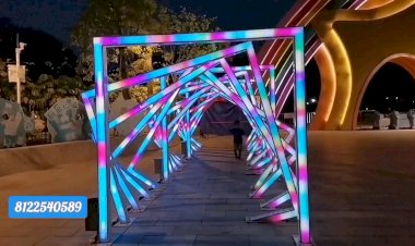 New Design LED Tunnel Entry 8122540589 India Corporate Event Wedding Reception Decoration