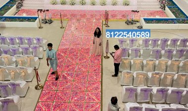 Glass Flower Floor Led Pathway stage platform New Concept 8122540589 India