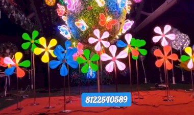 New Concept colourfull flower stand rotate revolving Butterfly 8122540589 Delhi Mumbai Hyderabad goa