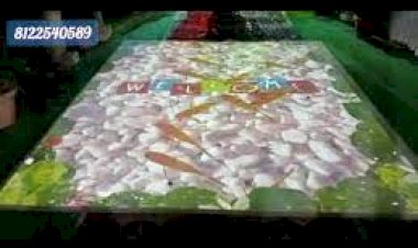 Grand Wedding 3d floor interactive floor  magical floor 8122540589 India