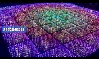 3D Glass Mirror illussion floor 8122540589 led Dance floor Wedding Corporate Event Chennai Andhra goa