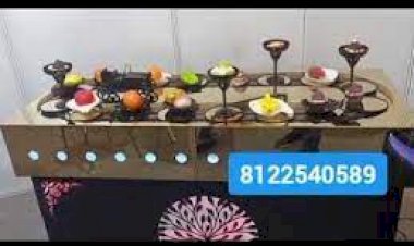 Food Counter Dessert Counter  display new concept 8122540589 Wedding Corporate Event Birthday party catering service belt India
