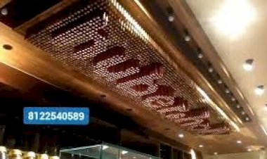 kinetic ceiling light pub club restaurant Event Decor 8122540589 New concept Creative design India