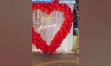 Anniversary surprise simple Decoration Event 8122540589 pondicherry Cuddalore Villupuram Tindivanam