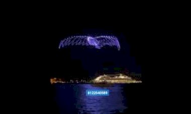 Drone light show 8122540589 India Bangalore Hyderabad Mumbai Delhi Kolkata surat Jaipur goa Chennai
