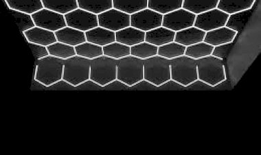 Pub club Bar Restaurant 8122540589 interior Decor ceiling led light new Design Honeycomb Hexagonal design India