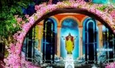 3D Mapping projection church Christmas celebration 8122540589 India