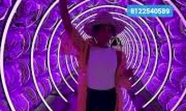 Tunnel Entry Event Rent 8122540589 led Neon light Mirror Tunnel New Design Balloon Tunnel India