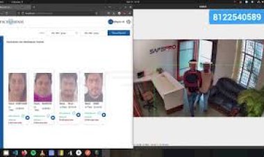 Ai Face Recognition Time and Attendance Management System Technology cctv camera 8122540589 India