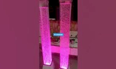 Water Bubble Pillar stand New Decoration Item 8122540589 Flower Stand India Mumbai Hyderabad Goa
