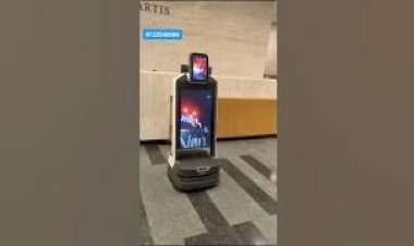 Ai Interactive Robot Event Rent Hotel Restaurant 8122540589 Hyderabad Bangalore Mumbai Goa Delhi #ai