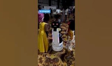 Robo Food Service New Concept in Wedding Catering Food Service 8122540589 India #Robot