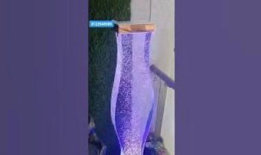 water Bubble Fountain in pooja Room interior Decor New Design 8122540589 Mumbai Delhi India