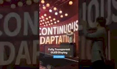 Transparent OLED Display New product Launch Concept Corporate Event Rent 8122540589 Mumbai India